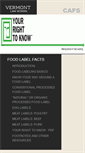 Mobile Screenshot of foodlabelfacts.org
